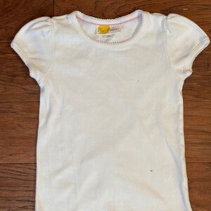 Boden White Pointelle T-Shirt